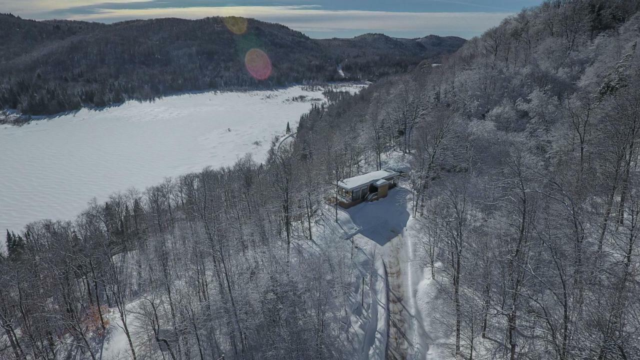 Modern Chalet With Mountain And Lake View By Reserver.Ca Sainte-Adèle Εξωτερικό φωτογραφία