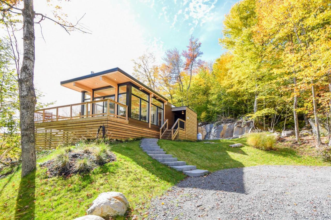 Modern Chalet With Mountain And Lake View By Reserver.Ca Sainte-Adèle Εξωτερικό φωτογραφία